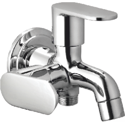 Bib Cock 2 in 1 DH. with Flange